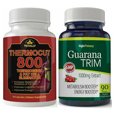 Thermocut Fat Burner Weight Loss Guarana Extract Metabolism Booster Supplement