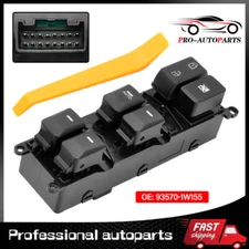 Master Power Window Switch Left Driver Side for 2012-2015 Kia Rio 93570-1W155