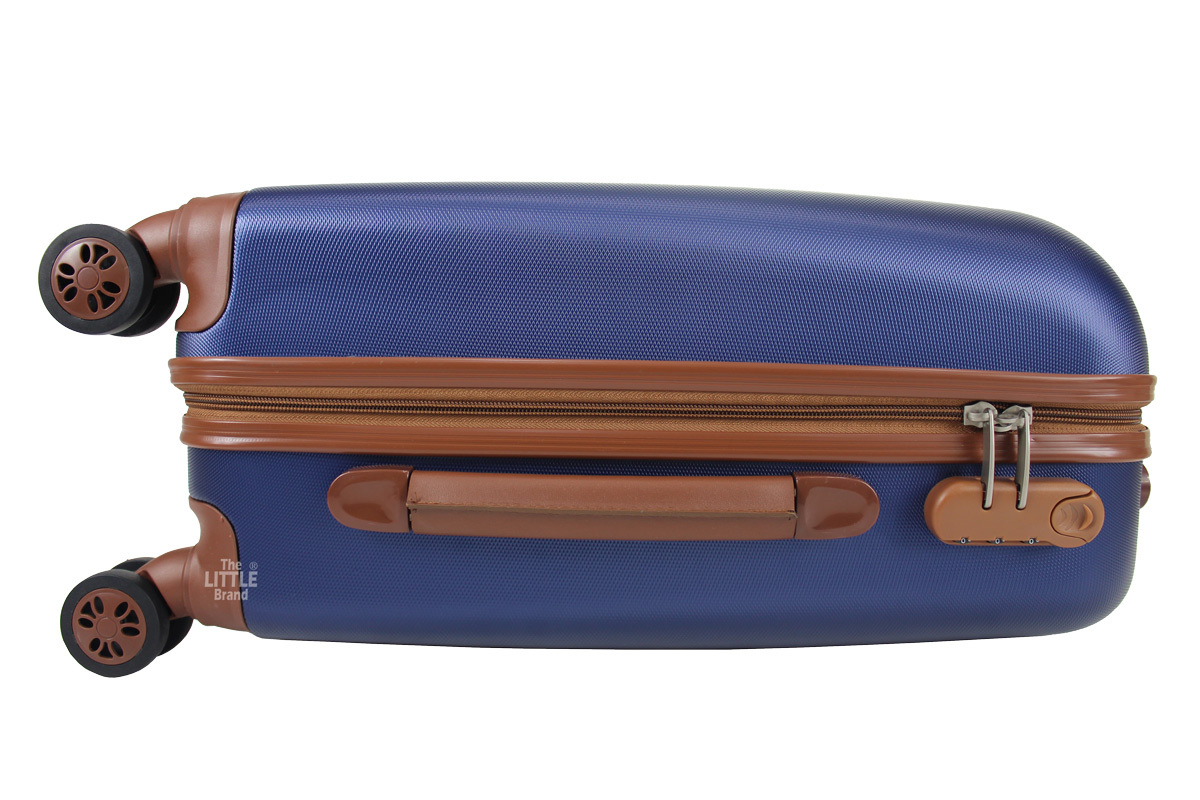 Rocklands Lightweight 4 Wheel Hard Shell Luggage Suitcase Cabin Bag ABS