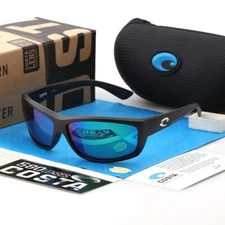 Costa Del Mar SALTBREAK Matte Black Frame/green  Polarized Lenses