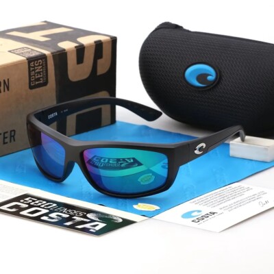 Costa Del Mar SALTBREAK Matte Black Frame/green  Polarized Lenses
