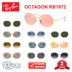 ray ban octagonal indossati