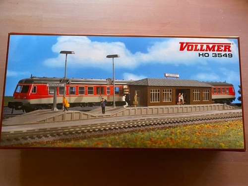 Vollmer 3549 andén Niederau con sala de espera, kit H0 1:87 | Zustand: Neu