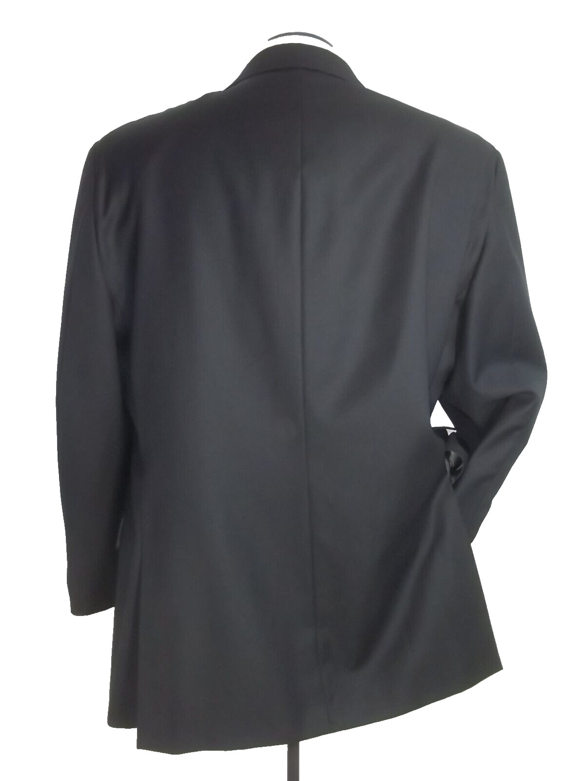 Hickey Freeman Solid Black 2 Button Side Vents Wo… - image 6