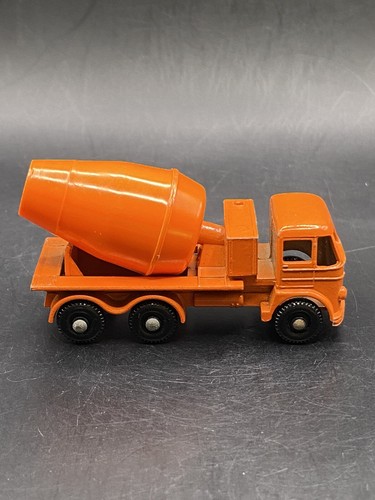 Lesney Matchbox Series Foden Cement Mixer Truck Orange #26 Vintage Toy Diecast - Picture 3 of 7