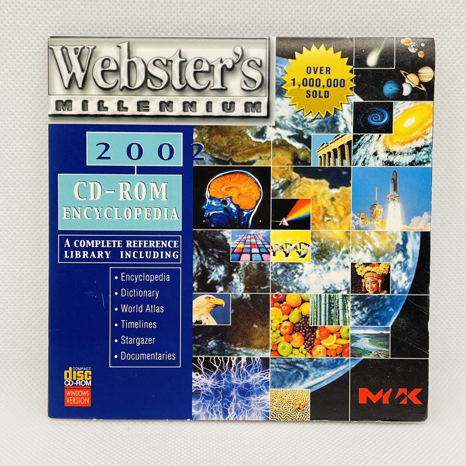Webster’s Millennium Encyclopedia (PC, 2002) CD-ROM, Windows 95/98