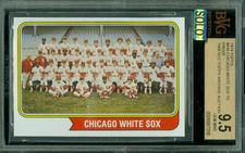 1974 TOPPS LOA #416 WHITE SOX UNISSUED PROOF BGS 9.5 MAC SOLO FINEST $500  CARD