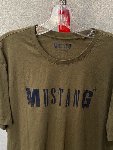 Mustang True Denim Logo TEE T SHIRT XL Extra Large - Picture 3 of 4