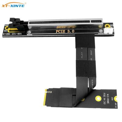 M.2 to PCI Express 3.0 x16 Cable PCIex16 To M.2 M Key Riser Card for m2 NVME SSD