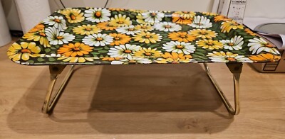 ☆vintage インテリア プレート Vintage 60's Marsh Allen Daisy Floral Serving TV Lap Tray