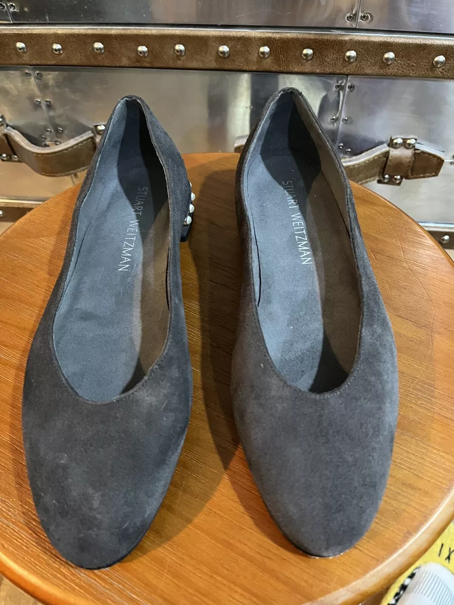 Stuart weitzman chicpearl suede ballet flats outlet
