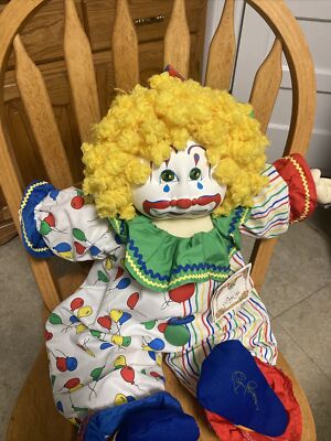 Cabbage Patch Baby Cakes Clown Soft Sculpture Xavier Roberts