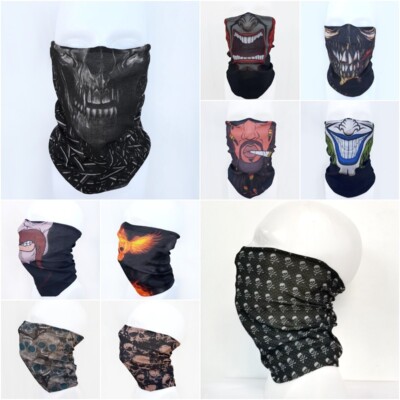 10 St. Multifunktionstuch Schal Hals Biker Loop Tuch Maske Kopftuch Bandana