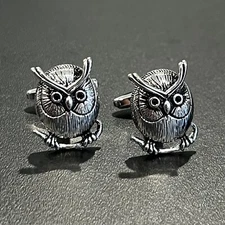 Animal Bird Owl Cufflinks Animal Bird Owl Men Cuff Link With Box