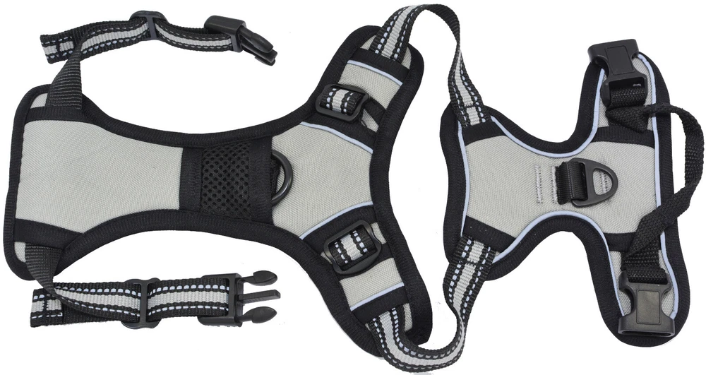 Dog Harness & Training Leash No Pull Control Adjustable Large Handle Heavy Duty