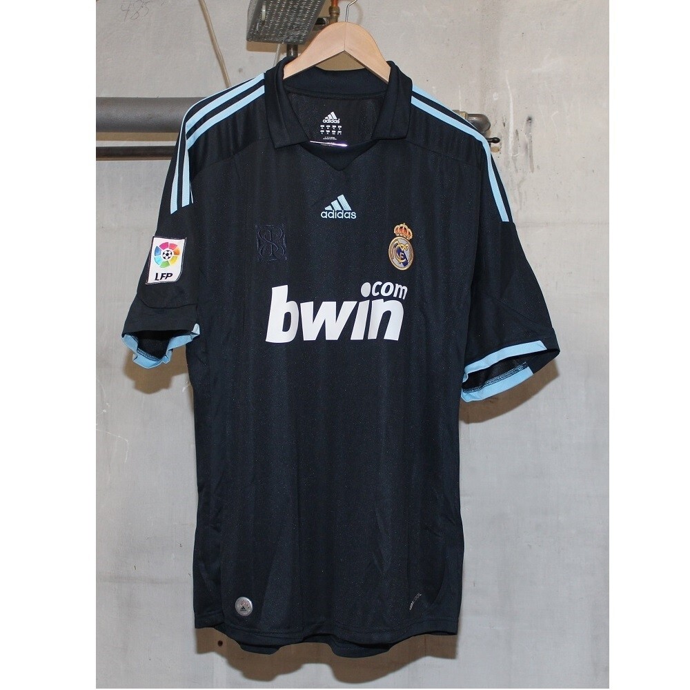 Real Madrid 2009-10 Away Football Soccer Jersey Adidas Men's