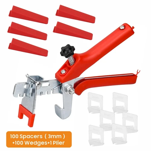 2mm/3mm Tile Leveling Spacer Wall Flooring Levelling Clip System Wedges Kit UK - Picture 16 of 18