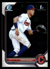 2022 Bowman #BCP-39 Fran Alduey Chrome Prospects Card Cleveland Guardians