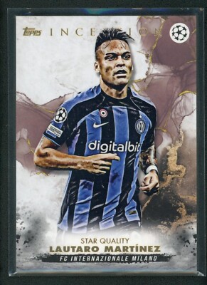 2023 LAUTARO MARTINEZ TOPPS INCEPTION UEFA CHAMPIONS LEAGUE