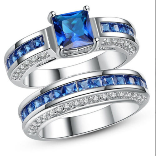 Size 5-12 Women Wedding Ring 925 Rings Fashion Jewelry Cubic Zirconia - Bild 14 von 15