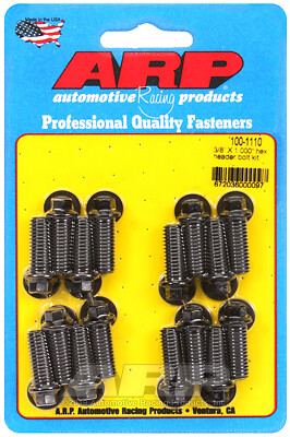 ARP 100-1110 BB Chevy / Ford V8  5/16'' Hex Head 1.00'' UHL Header Bolts Set Of 18