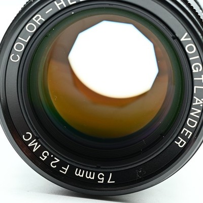 レンズ(単焦点) Voigtlander COLOR-HELIAR 75mm F2.5MC L39 Voigtlander Color Heliar 75mm f2.5 MC L39 Lens [Exc+5] | eBay