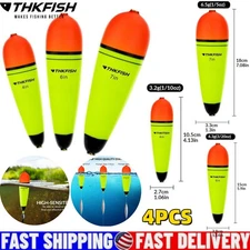4pcs 4", 6", 7" Fishing Bobbers Floats EVA Foam Bobbers Fish Floats Slip Bobbers