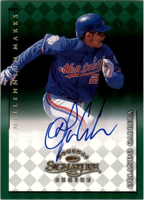 1998 Donruss Signature Series Autographs Millennium AUTO baseball you pick