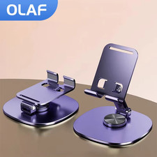 Olaf Rotating Desktop Cell Phone Holder 360 Rotation Stand For iPhone 15 iPad
