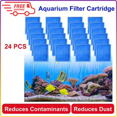 24Pcs Aquatech EZ Change #3 Filter Cartridge 30-60/20-40 Gal Fish Tank Filter