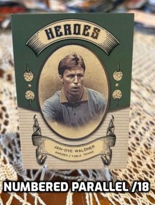 Futera Vintage Multi Sport Heroes 2024 Jan-Ove Waldner Parallel /18 C3338