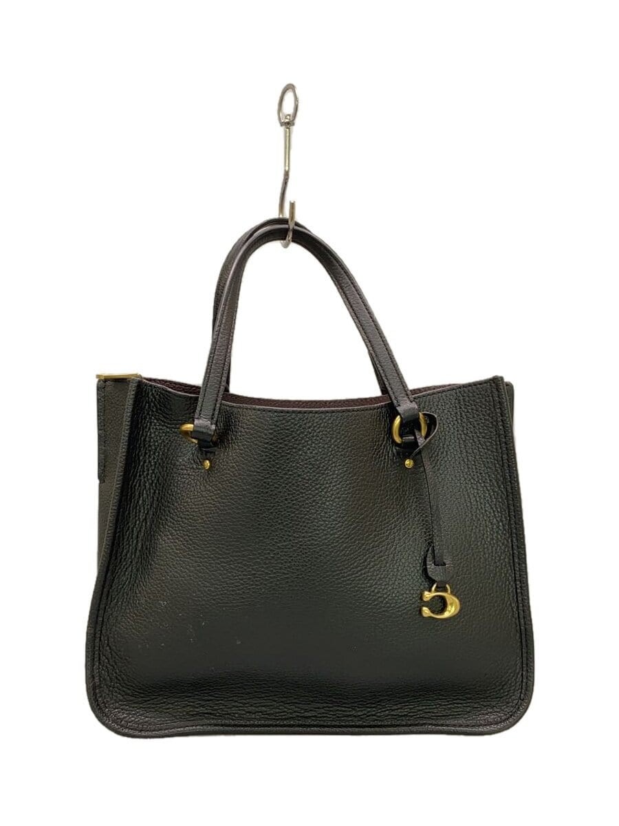 Auth COACH Tyler Carryall 28 C3460 Leather Black F/S 424726