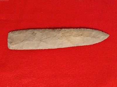 Agate Basin Arrowhead Spear Point Projectile Indian Artifact Hardin Tennessee