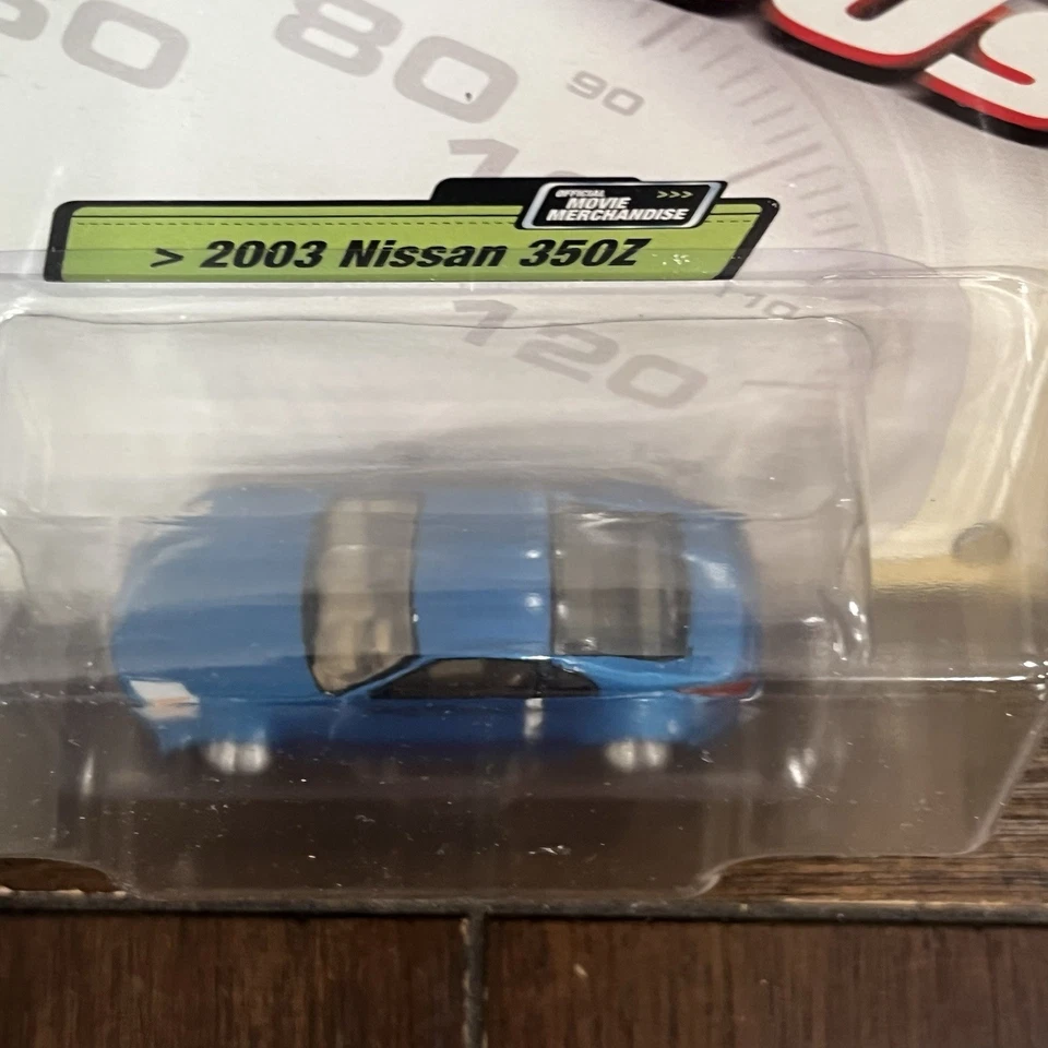 Johnny Lightning The Fast and the Furious 2003 Nissan 350Z Blue Diecast 1/64 - Image 3 of 4