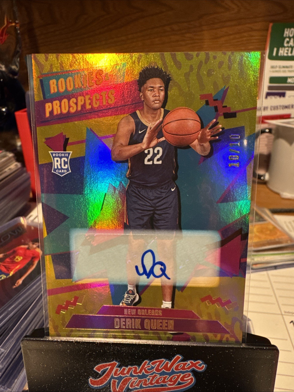 2026 Panini 90s Pop Culture Box Set Derik Queen Auto RC 10/10 #136