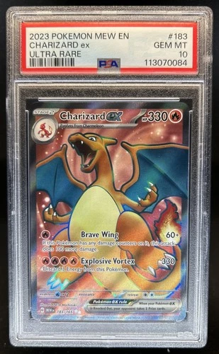 2023 Pokemon SV 151 Charizard ex Ultra Rare #183/165 PSA 10 GEM MINT
