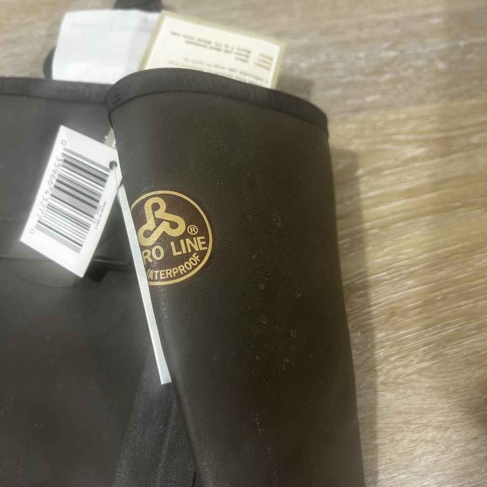 NEW Pro Line Rubber Hip Boot Knee Pad Brown Waterproof Fish Waders 2011 Mens 13 - Image 4 of 4