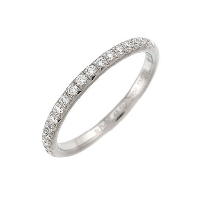 PIAGET Lime light Half Diamond Ring Pt Platinum size48 4.5(US) 90319388