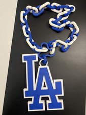 LOS ANGELES DODGERS Huge Logo Hype Chain + Pendant 🔥🔥 LA DYNASTY ⚾️⚾️