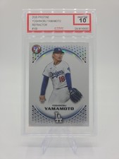 2026 Topps Pristine - Yoshinobu Yamamoto #100 Refractor - Dodgers - IGC 9 MINT