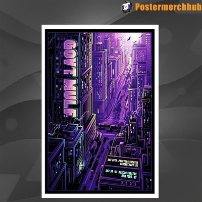 NEW Gov t Mule Dec 28 2025 Proctors Theatre Schenectady NY Poster