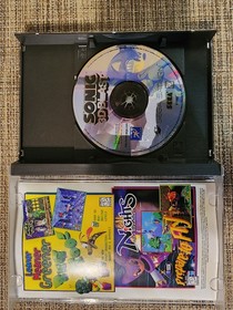 Sonic 3D Blast (Sega Saturn, 1996) Used Great Condition, manual, case, and disc