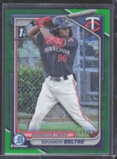 2024 1st Bowman Green Refractor /99 EDUARDO BELTRE