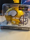 Justin Jefferson Autographed Flash Alternate Mini Helmet Minnesota Vikings