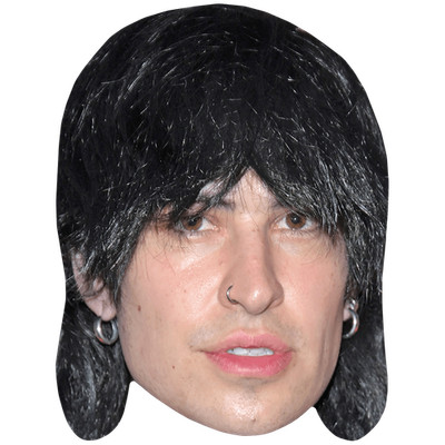 Jake Webber (Black Hair) Celebrity Mask, Flat Card Face, Fancy Dress Mask