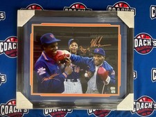 FRAMED Mike Tyson, Darryl Strawberry & Doc Gooden TRIPLE Autographed 16x20 Spotl