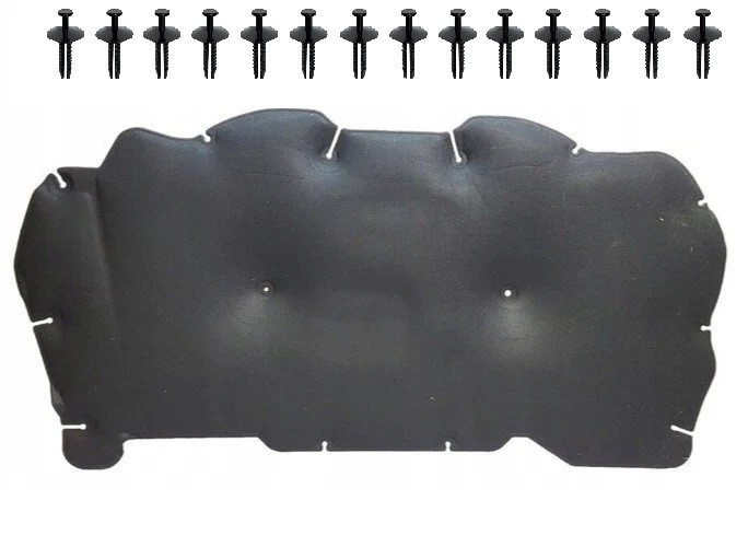Insonorisant de capot PEUGEOT 508 2014-2018 isolant d'origine 9808628280 en feutre noir