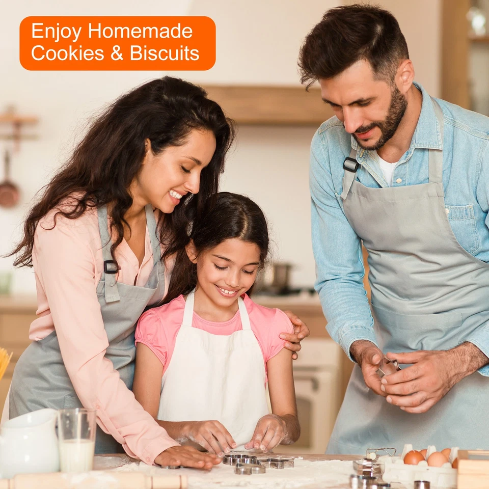 Hunde Knochen Keks Ausstecher Set Verschiedene Größen Edelstahl Hausgemachte - Bild 4 von 4