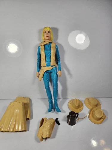 VTG 1960s Marx Jane West Action Figure & Accessories