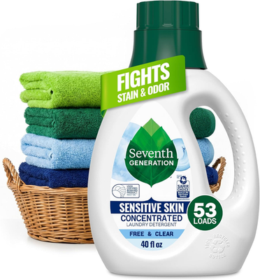 #ad Concentrated Laundry Detergent Liquid Free amp; Clear Fragrance Free 40 Oz $25.99